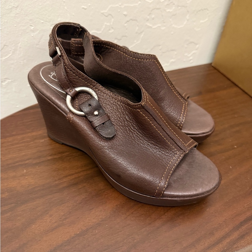Ariat Brown Wedge Sandals